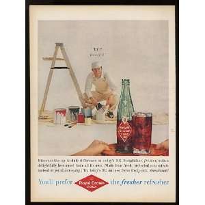 1959 RC Royal Crown Cola Painter Print Ad: Home & Kitchen