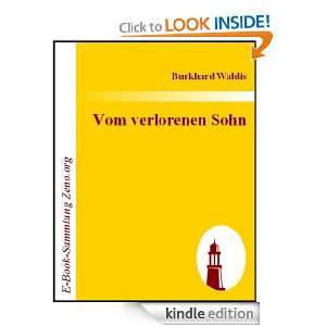 Vom verlorenen Sohn  Ein Fastnachtspiel (German Edition) Burkhard 