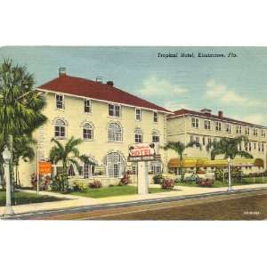   Vintage Postcard Tropical Hotel and Dining Room   Kissimmee Florida