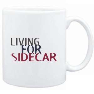 Mug White  living for Sidecar  Drinks 