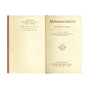  Mohammedanism An Historical Study H. A. R. Gibb Books