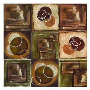  Circles & Squares by Maria Girardi. Size 12.00 X 12.00 Art 