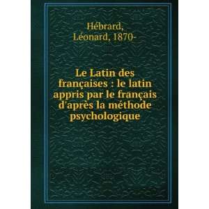  Le Latin des franÃ§aises  le latin appris par le franÃ 