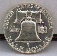 1957 Franklin Half Dollar Proof Gem US Silver Coin N1 154  