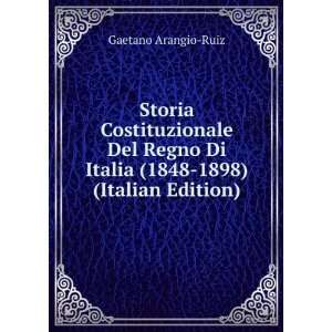   Di Italia (1848 1898) (Italian Edition) Gaetano Arangio Ruiz Books