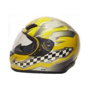   Face DOT Motorcycle Street Bike Helmet Fiberglass Shell Vented Size XL