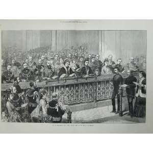  1872 Thanksgiving Day Royal Pew St PaulS Cathedral Art 