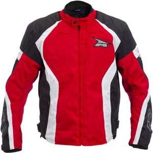  AXO Gridlock Mens On Road Racing Motorcycle Jacket   Red 