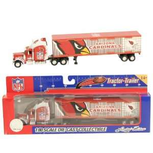 Arizona Cardinals 180 Scale Diecast Tractor Trailer (Recommended Ages 