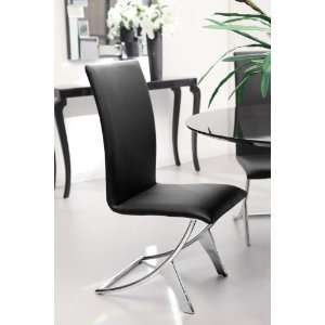  Zuo Modern Delfin Dining Chair Black: Home & Kitchen