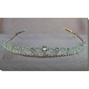  Bridal Wedding Tiara Crown With Round Center Crystal 60105 