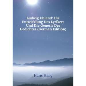   Und Die Genesis Des Gedichtes (German Edition) Hans Haag Books