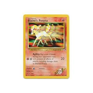   Gym Heroes Unlimited Common Blaines Ponyta 63/132 Toys & Games