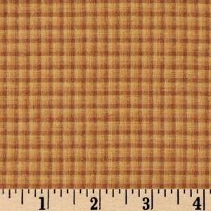  44 Wide Acorn Hollow Flannel Rust Fabric By The Yard 