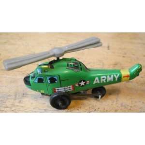   1960s US Army Friction Attack Helicopter Diecast Toys & Games