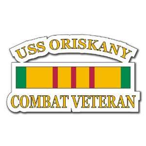 USS Oriskany Vietnam Combat Veteran Decal Sticker 3.8