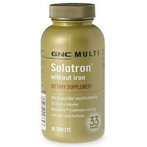  GNC Multi Solotron without Iron, Tablets, 90 ea Health 