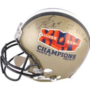  Drew Brees Autographed Pro Line Helmet  Details: New 