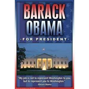  Vintage Art Barack Obama for President   22397 9
