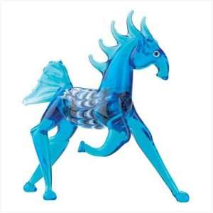  Art Glass Decorative Horse Collectible Figurine Statue 