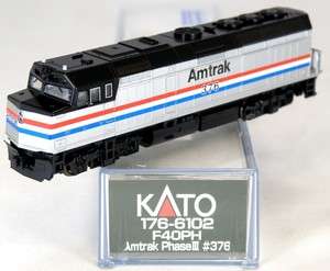 Scale EMD F40PH Locomotive   Amtrak Phase III #376  