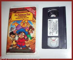AN AMERICAN TAIL The Treasure of Manhattan Island VHS MOVIE Clamshell 