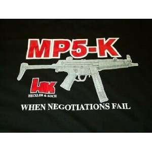  Heckler & Koch HK MP5 Commemorative T shirt XL Sports 