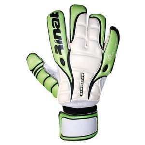  Rinat Gladiator Goalkeeper Glove   White/Green: Sports 