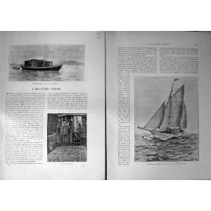  1893 ART JOURNAL SEA GOING STUDIO BOAT VANDER MEER