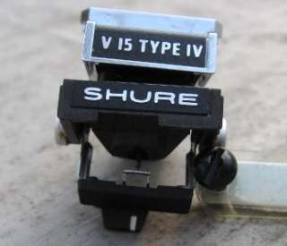 Shure V15 Type IV Cartridge & Stylus / Very Good Condition / Sounds 