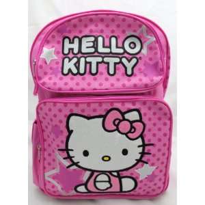  Hello Kitty Pink Large 16  School Backpack Bag   STAR 