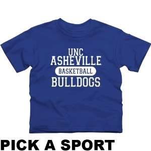  UNC Asheville Bulldogs Youth Custom Sport T Shirt   Royal 