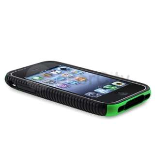   TPU GEL SKIN SOFT CASE Green Hard COVER For iPhone 3 G 3GS  