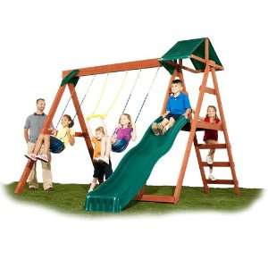  Swing N Slide McKinley Wood Complete Play Set: Toys 