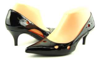 ENZO ANGIOLINI JAYTI Black Patent Womens Shoes Pumps 6  