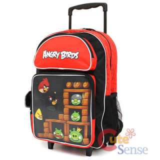 Rovio Angry Birds 3D School Roller Backpack Large Bag 2