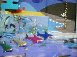 Ocean Adventure Party Decoration Set w Squirting Sharks  
