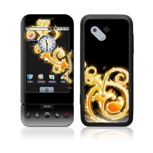  HTC Dream, T Mobile G1 Decal Skin   Abstract Gold 