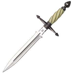  United   Deluxe Round Table Dagger, Ivory Grip, Wood 