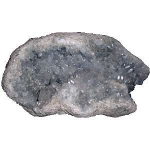   Blue Crystal Healing Geode Rock Stone Divine Celestial Energy Mineral