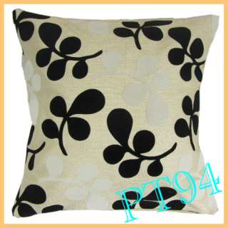 Home Decor Throw Pillow Case Cushion Cover Square Cotton Blend Linen 