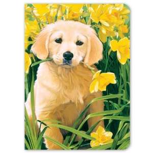  Tree Free Greetings Golden Puppy, 160 Page Recycled Paper 