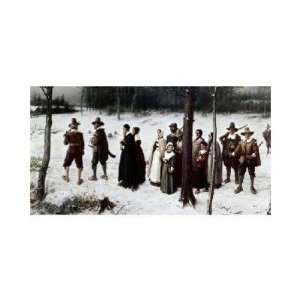   Henry Boughton   Pilgrims Going To Church Giclee