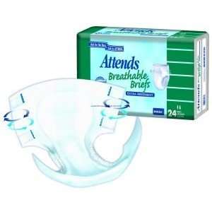  Attends Breathable Brief Extra Absorbent    Pack of 24 