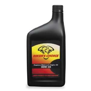  Bikers Choice Synthetic Engine Oil 20w50   Quart 2845 042B 