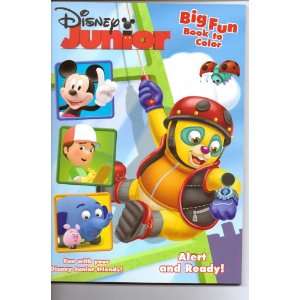 Disney Junior Big Fun Book to Color ~ Alert and Ready!