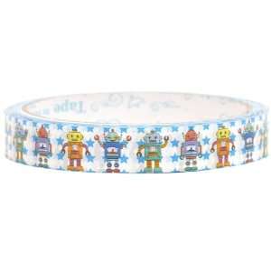  funny colourful robots stars Deco Tape Toys & Games