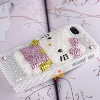Bling 3D Hello Kitty Case Cover for iPhone 4 back case cover  