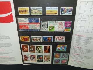   1974 US POSTAL SERVICE MINT SET OF COMMEMORATIVE STAMPS COLLECTION,MNH