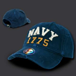 United States US Navy Military Vintage Distressed Baseball USA Cap 